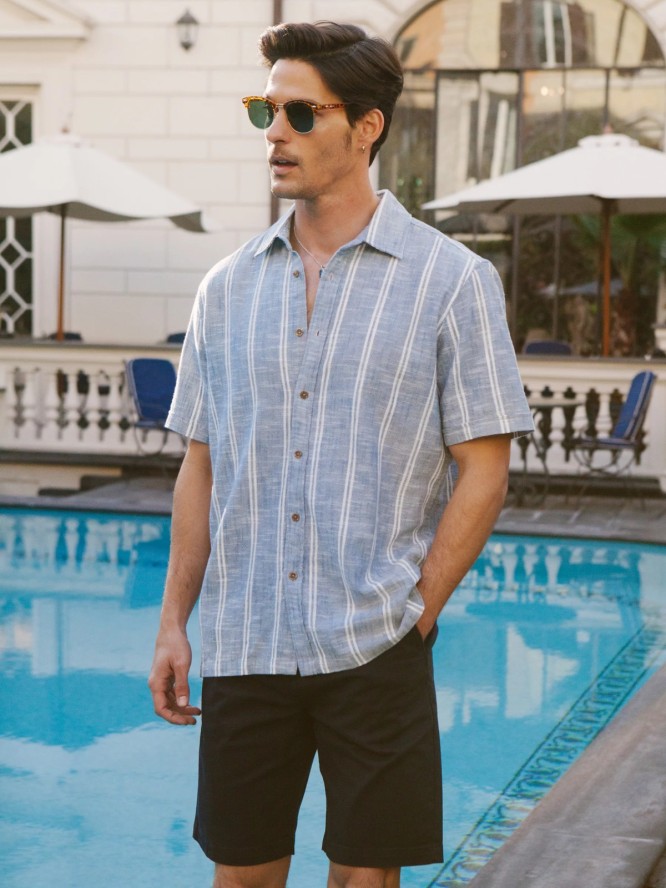 Szorty męskie granatowe Rosson 403