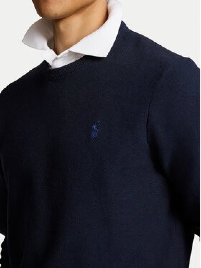Polo Ralph Lauren Sweter 710918163001 Granatowy Regular Fit