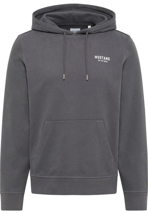 MĘSKA BLUZA Z KAPTUREM MUSTANG NADRUK Bennet Photo Print Nine Iron 1014507 4080