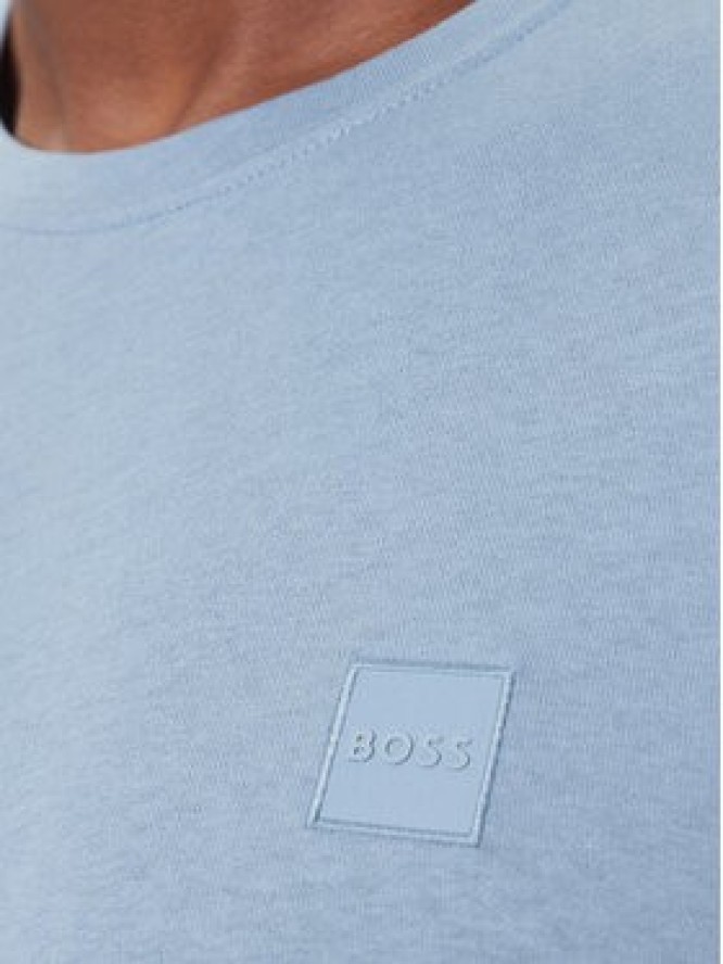 BOSS Longsleeve Tacks 50512111 Błękitny Regular Fit