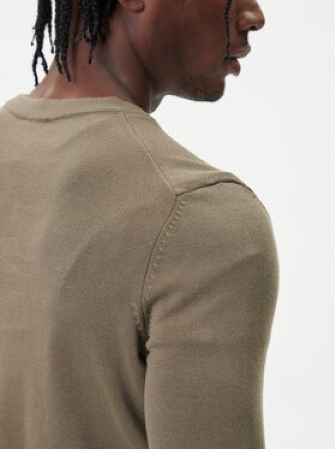 HUGO Sweter San Cassius-C1 50475083 Beżowy Regular Fit