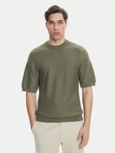 BOSS Sweter Kencel 50545678 Zielony Regular Fit