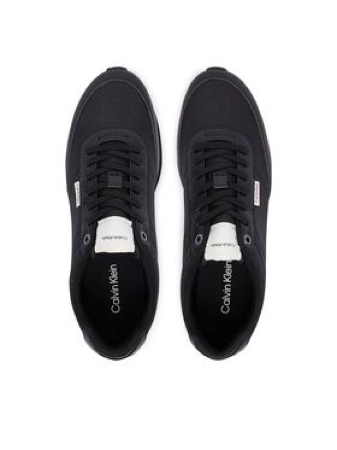 Calvin Klein Sneakersy Retro Runner T Lth Aop Ny HM0HM02213 Czarny