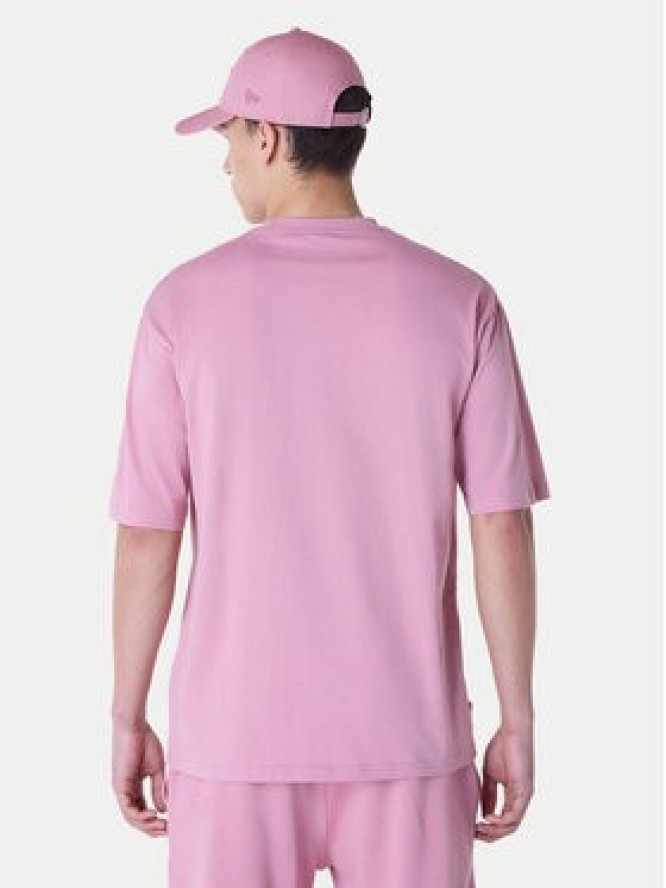 New Era T-Shirt New York Yankees MLB League Essential 60596181 Różowy Regular Fit
