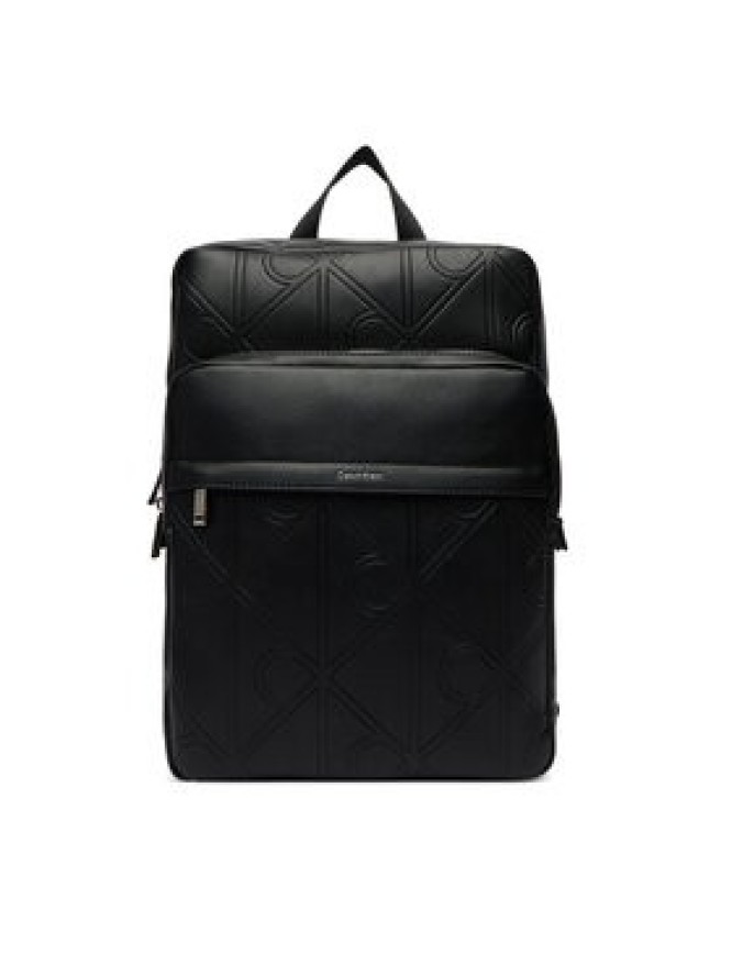 Calvin Klein Saszetka Emblem Aop Emboss Slim Square Bp LV04D3328G Czarny