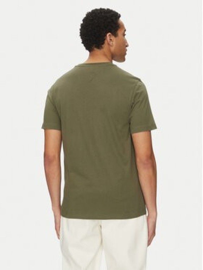 Tommy Hilfiger T-Shirt Ess Seasonal MW0MW39995 Zielony Regular Fit