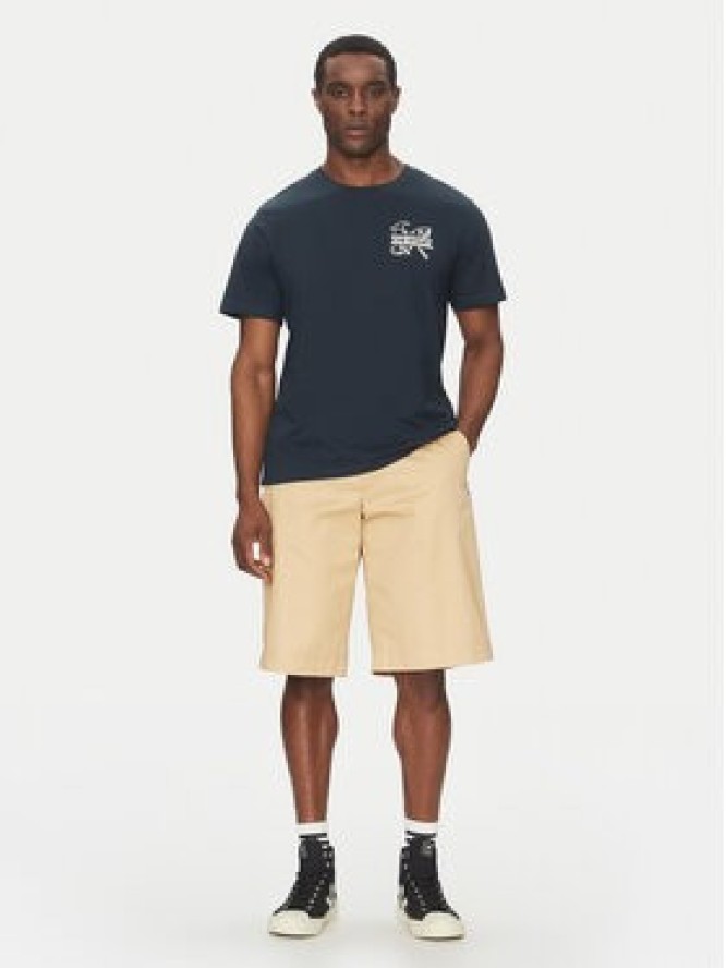 Element T-Shirt ELYZT00522 Granatowy Regular Fit