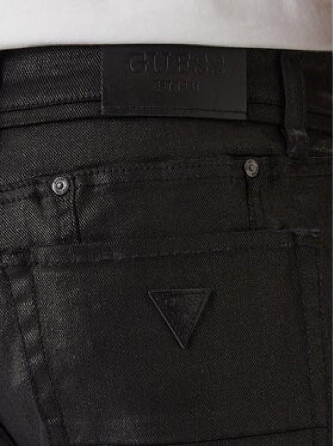Guess Jeansy M6RAR7 D6460 Czarny Regular Fit