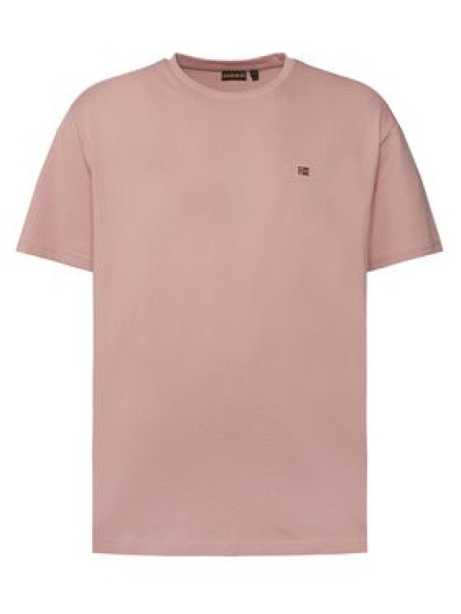 Napapijri T-Shirt Salis NP0A4H8D Różowy Regular Fit