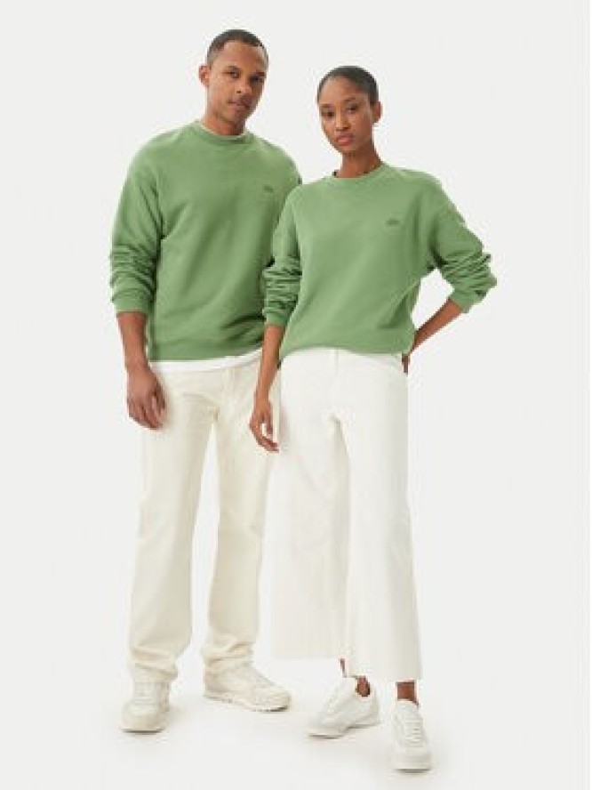 Lacoste Bluza SH7745 Zielony jasny Regular Fit