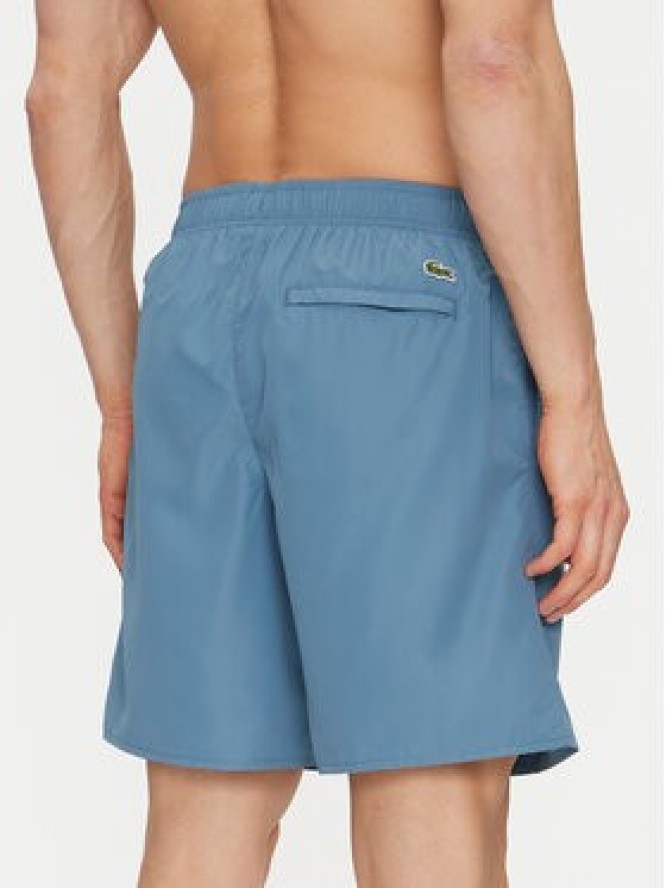 Lacoste Szorty kąpielowe MH9135 Niebieski Regular Fit