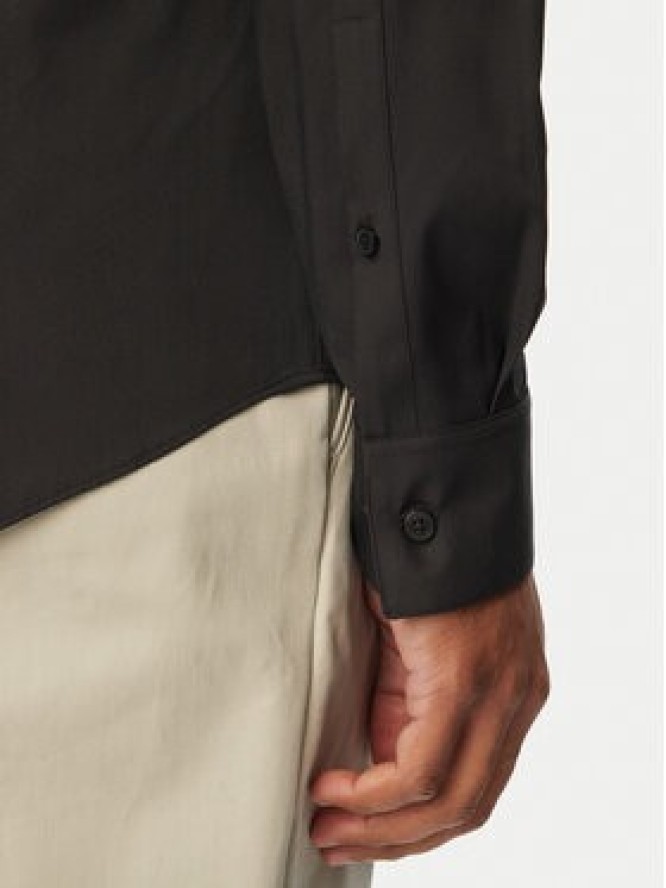 Calvin Klein Koszula LV019EU092 Czarny Slim Fit