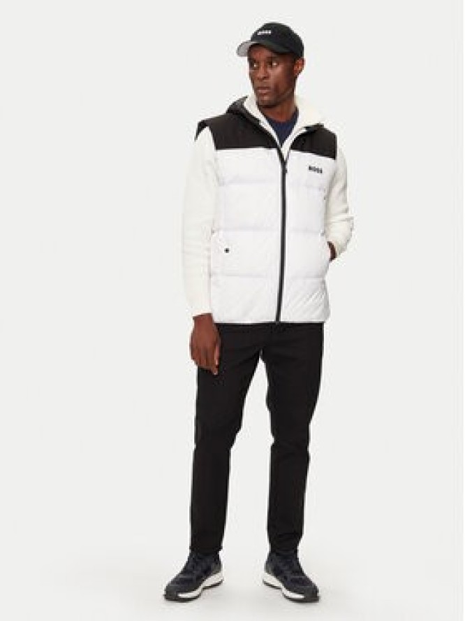 BOSS Bezrękawnik V_Hamar 2 50522646 Biały Regular Fit