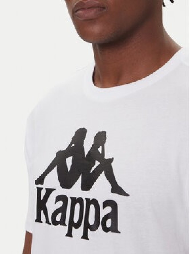 Kappa T-Shirt Authentic 361N6QW Biały Regular Fit