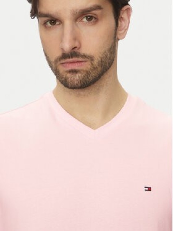 Tommy Hilfiger T-Shirt Essential MW0MW39249 Różowy Regular Fit