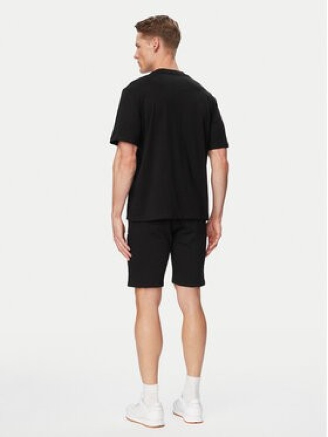 Jack & Jones Komplet t-shirt i spodenki Archive 12297642 Czarny Relaxed Fit