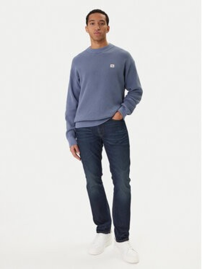 Calvin Klein Jeans Sweter LV04RD313G Niebieski Regular Fit
