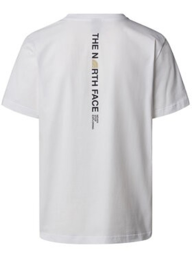 The North Face T-Shirt Vertical NF0A8EE7 Biały Regular Fit