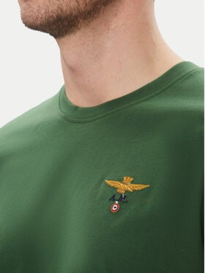 Aeronautica Militare T-Shirt 251TS1580J372 Zielony Regular Fit