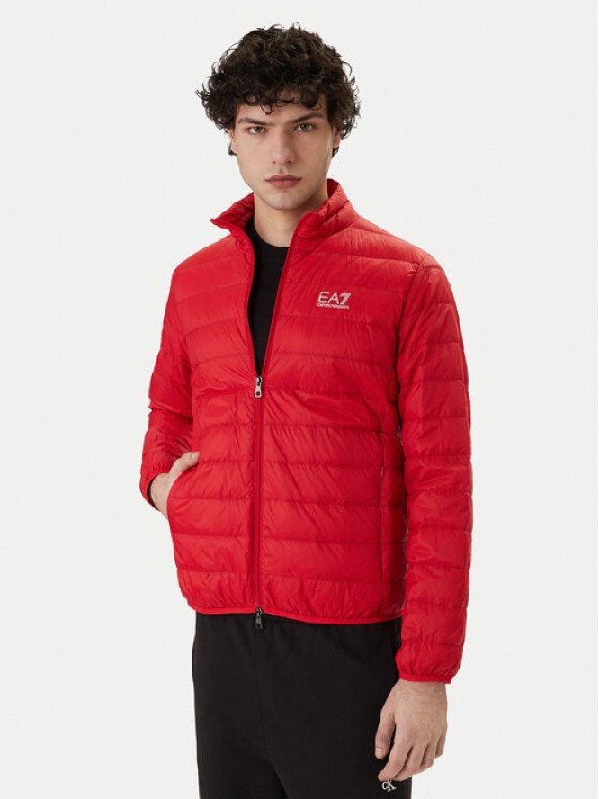 EA7 Emporio Armani Kurtka puchowa 8NPB23 PNGPZ U5072 Czerwony Regular Fit