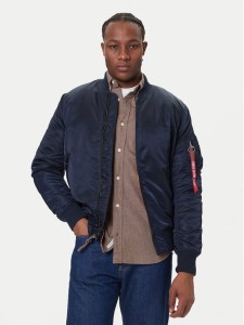 Alpha Industries Kurtka bomber Ma-1 Vf 59 Long 168100 Granatowy Slim Fit