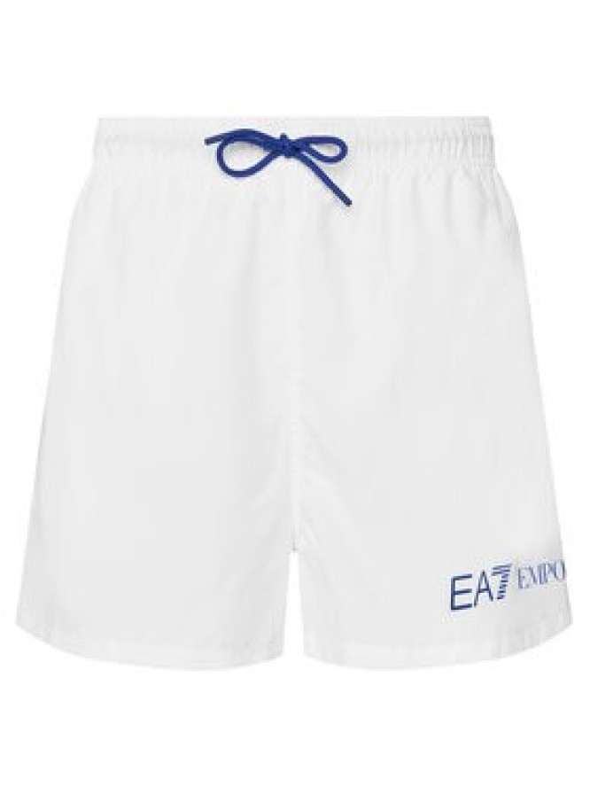EA7 Emporio Armani Szorty kąpielowe 7M002000 AF13049 M0304 Biały Regular Fit