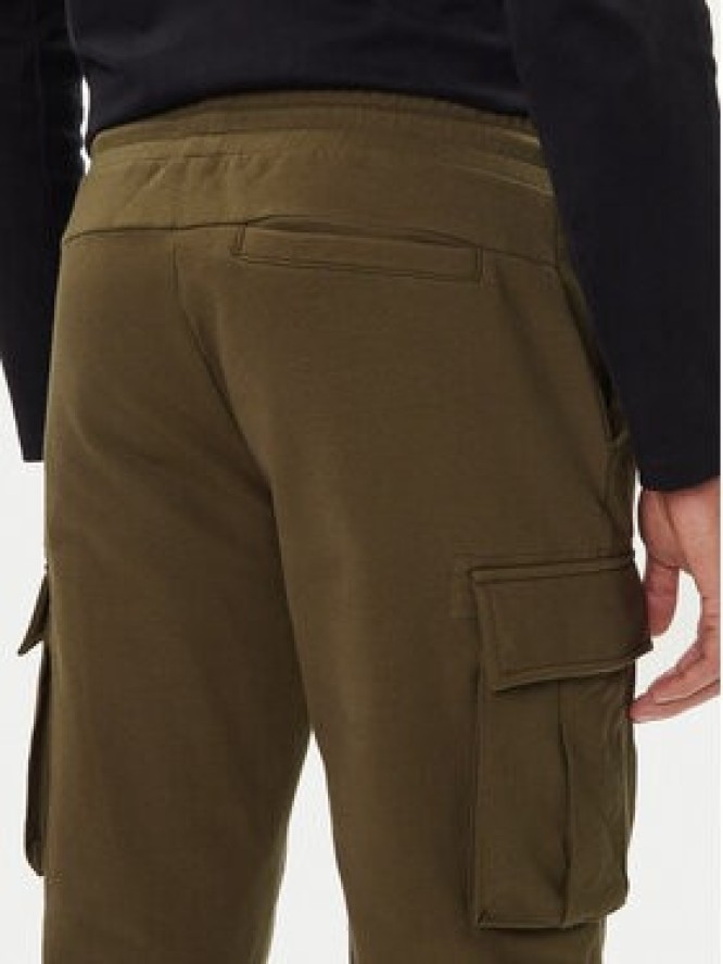 Aeronautica Militare Spodnie dresowe 252PF1010UF00662 Zielony Regular Fit