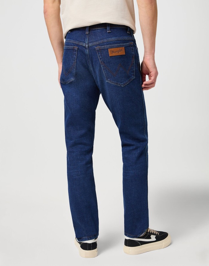 WRANGLER TEXAS SLIM MĘSKIE SPODNIE JEANSOWE JEANSY DŻINSY BLUE SOUL 112350661 W12S017997