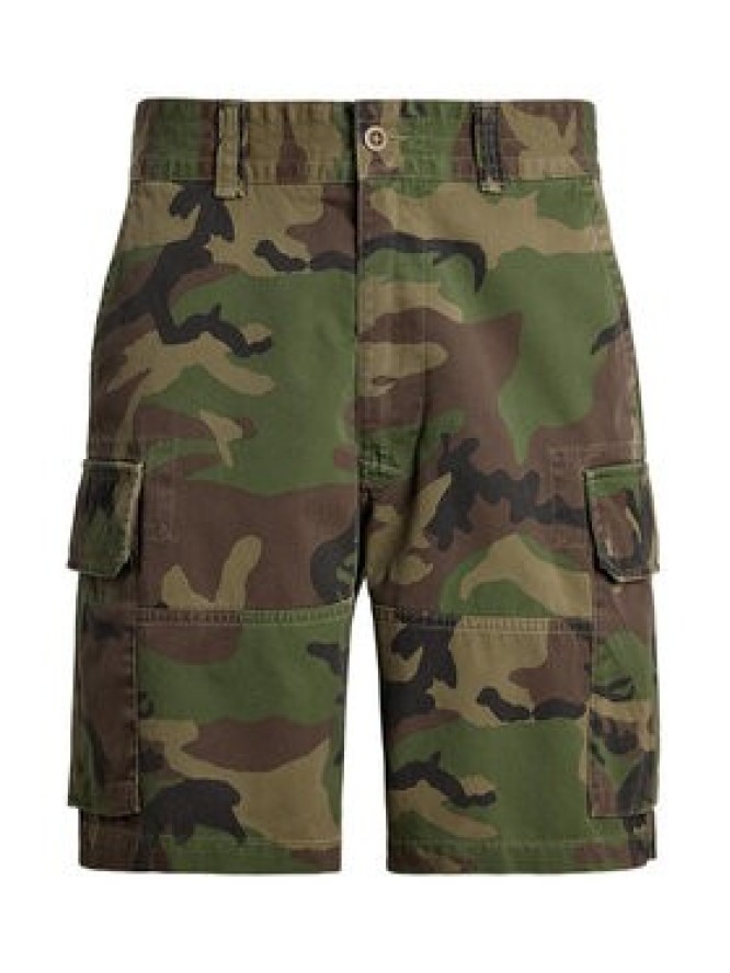 Polo Ralph Lauren Szorty materiałowe 710966288001 Zielony Relaxed Fit