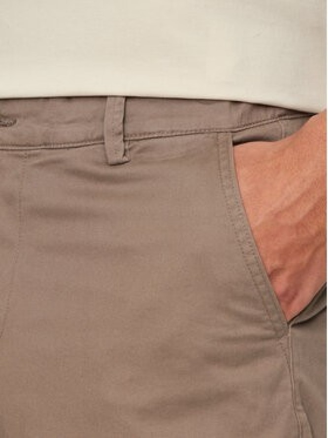 Selected Homme Szorty materiałowe Bill 16092256 Brązowy Regular Fit