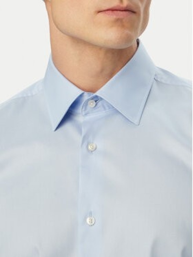 BOSS Koszula H-Hank 50560704 Niebieski jasny Slim Fit