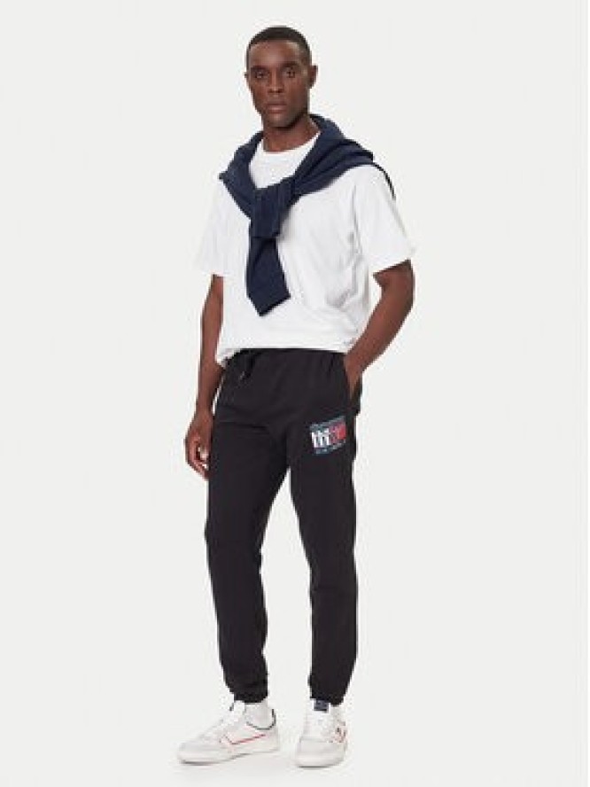 Tommy Jeans Spodnie dresowe DM0DM22094 Czarny Relaxed Fit
