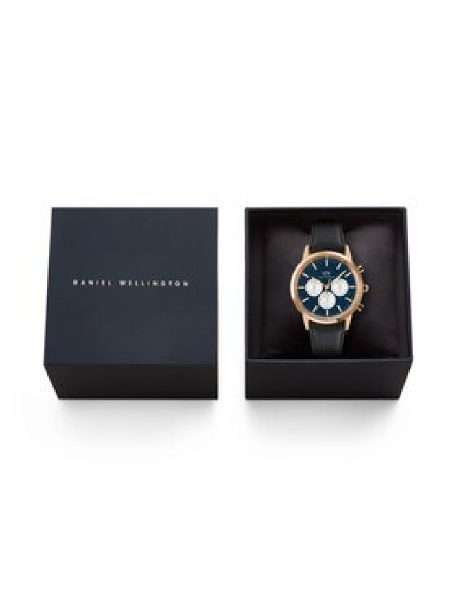 Daniel Wellington Zegarek Iconic Chronograph St Mawes Arctic Panda DW00100877 Czarny