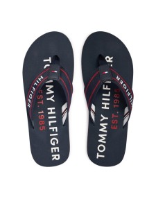 Tommy Hilfiger Japonki Sporty Hilfiger Beach Sandal FM0FM05805 Granatowy