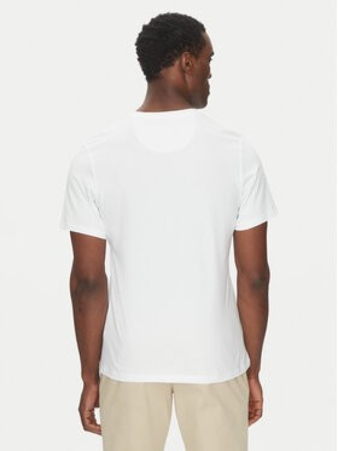 Barbour T-Shirt Logo MTS0531WH51 Biały Tailored Fit