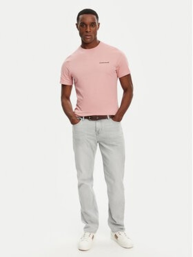Guess Jeans T-Shirt M4YI55 K8HM0 Różowy Regular Fit