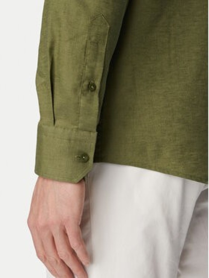 KARL LAGERFELD Koszula 605084 562791 Zielony Regular Fit