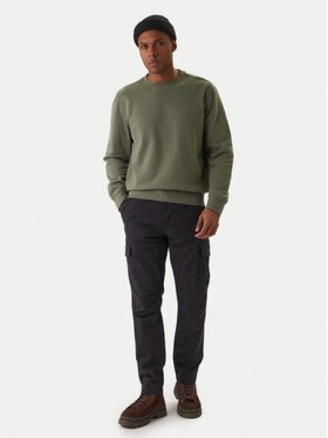 Aeronautica Militare Spodnie materiałowe 252PA1633UCT03399 Granatowy Tapered Fit