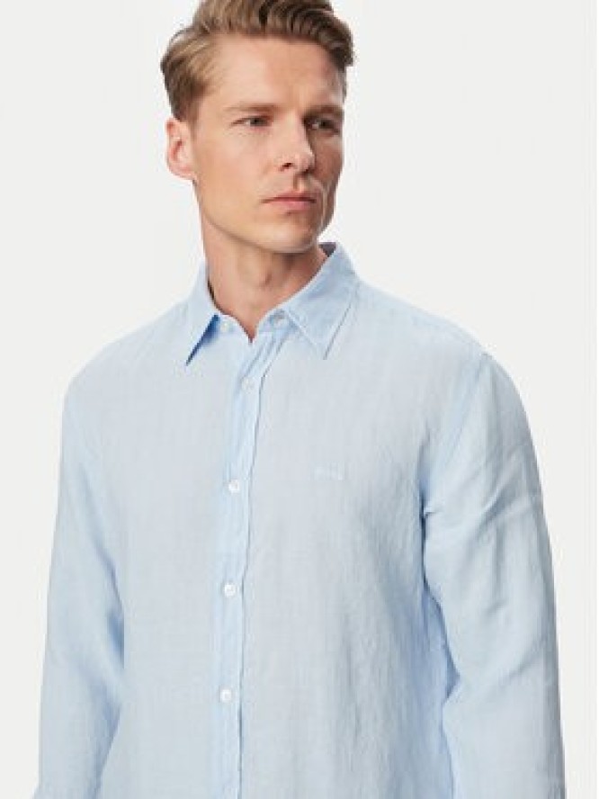 BOSS Koszula Relegant 50567579 Niebieski Regular Fit