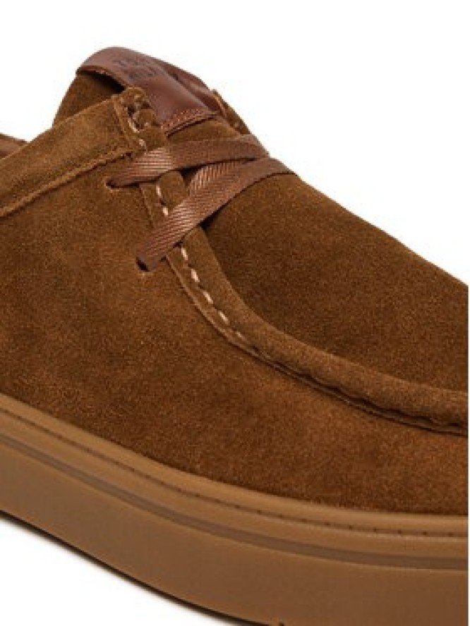 Tommy Hilfiger Półbuty Modern Light Suede Moc Toe Shoe FM0FM05501 Brązowy