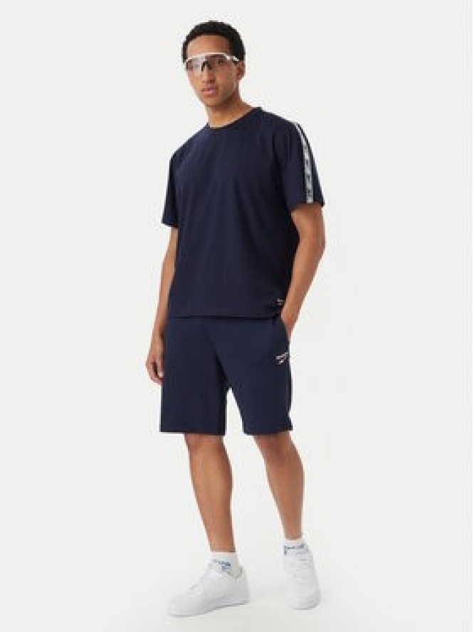 Reebok T-Shirt Nico RK25724CCM Granatowy Regular Fit