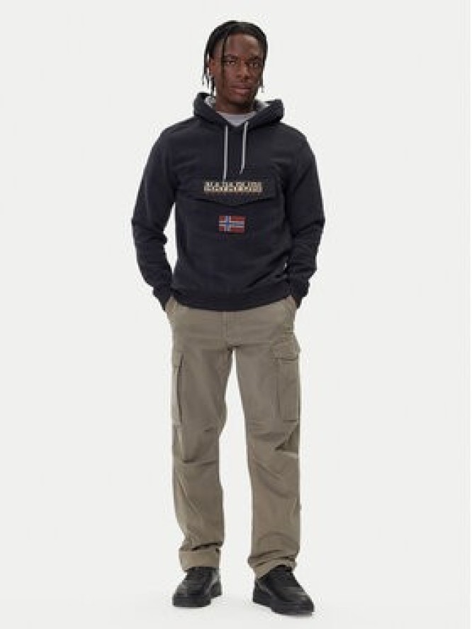 Napapijri Bluza Burgee Wint 4 NP0A892T Czarny Regular Fit