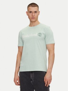Timberland T-Shirt TB0A5UPQ Zielony Regular Fit