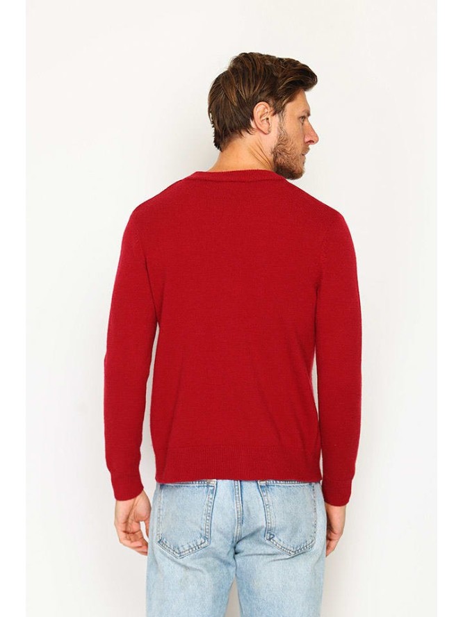 ASSUILI Sweter w kolorze czerwonym rozmiar: 42