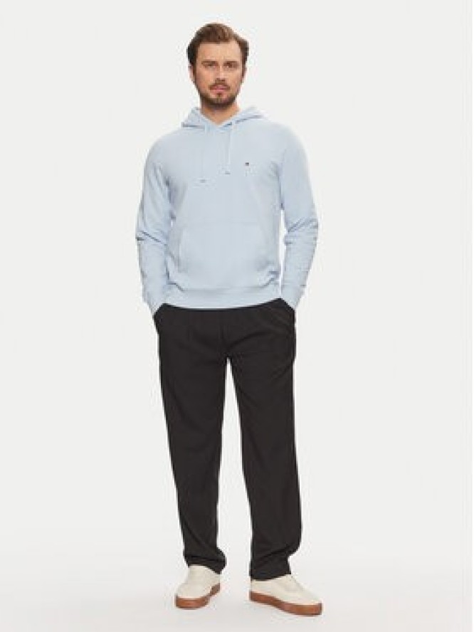 Tommy Hilfiger Bluza Essential MW0MW37235 Błękitny Regular Fit