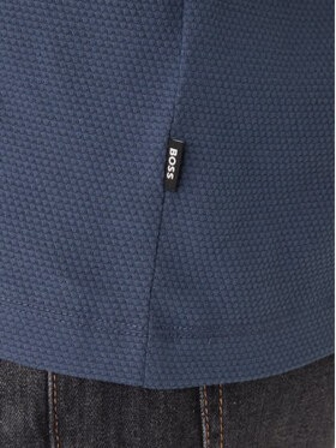 BOSS T-Shirt Tiburt 240 50452680 Niebieski Regular Fit