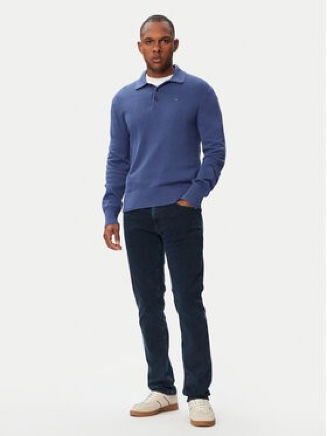 Tommy Jeans Sweter Essential DM0DM20304 Niebieski Slim Fit