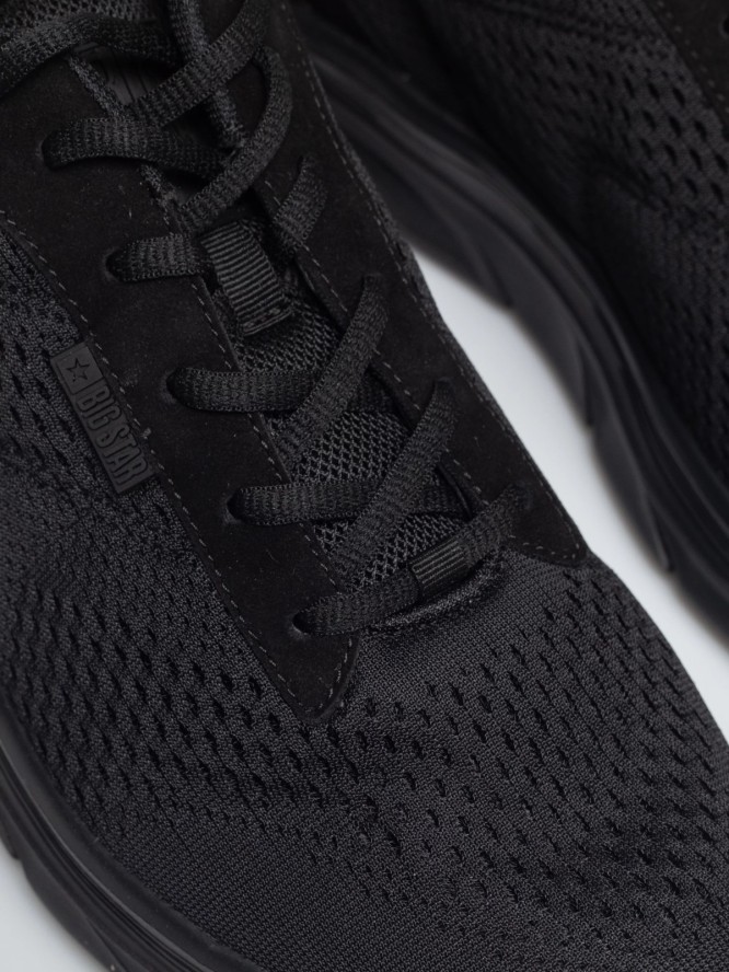 sneakersy męskie czarne tt174008 906