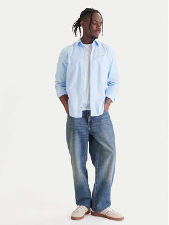 Tommy Jeans Koszula DM0DM22026 Błękitny Regular Fit