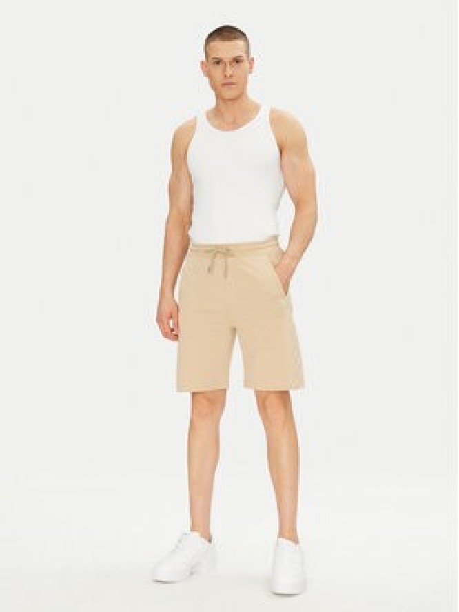 KARL LAGERFELD Szorty sportowe 705071 552951 Beżowy Regular Fit